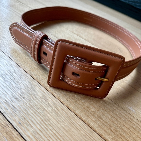Zimmermann Accessories - Zimmerman Tan Leather Belt | Sold Out